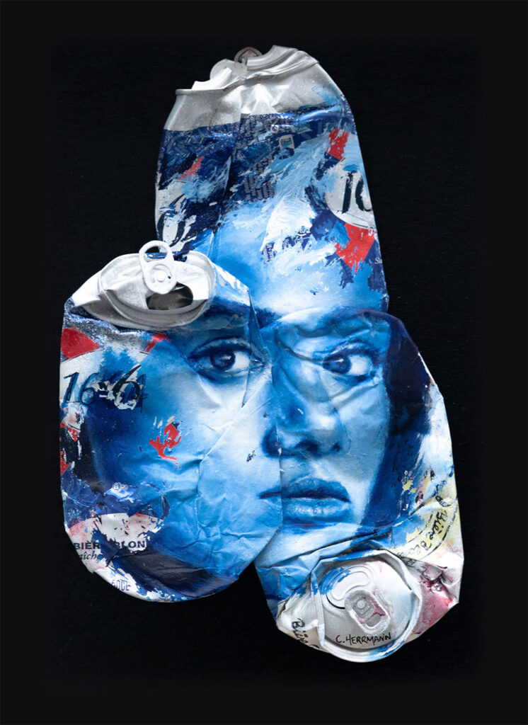 Titre: Canette 6 / Dimensions: 19 x 28 cm (2025)