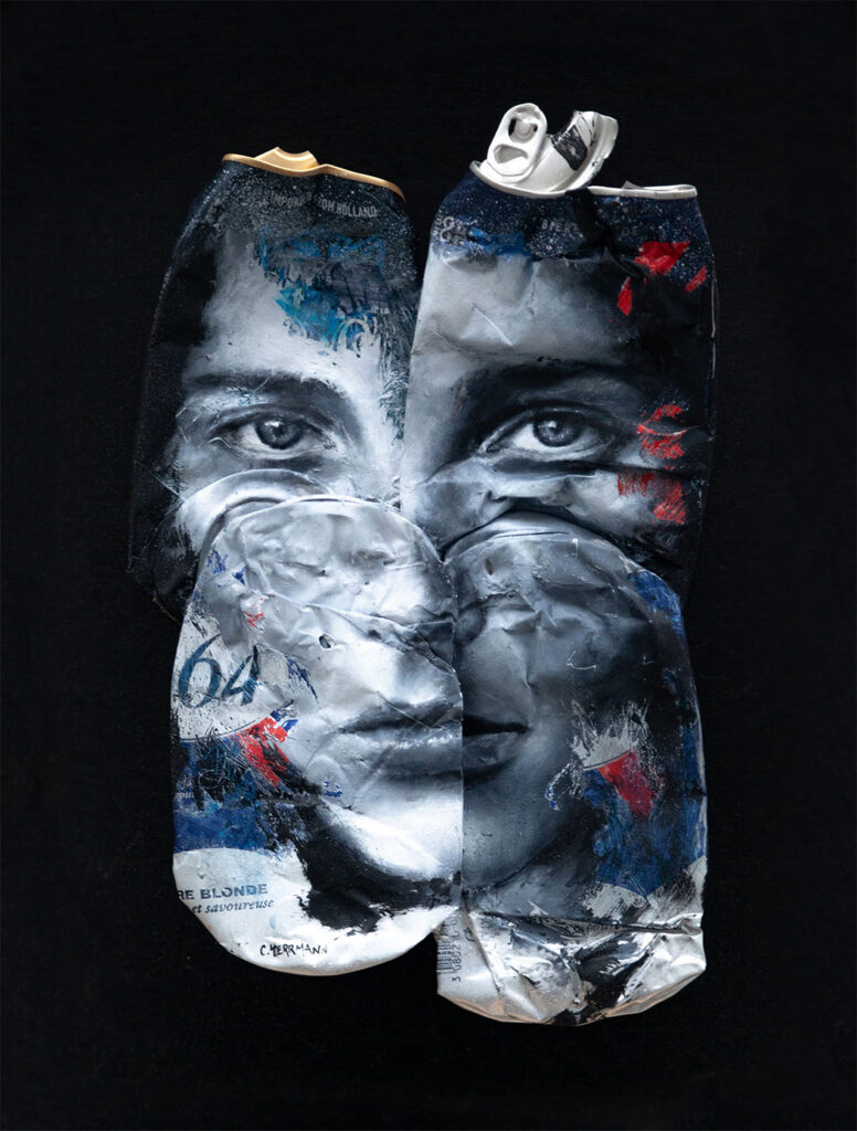 Titre: Canette 5 / Dimensions: 18 x 29 cm (2025)