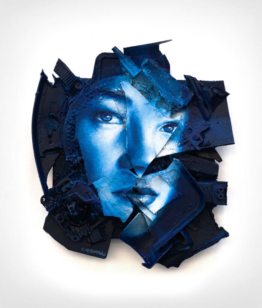 Titre: Shy in the dirt / Dimensions: 24 x 26 cm (2025)