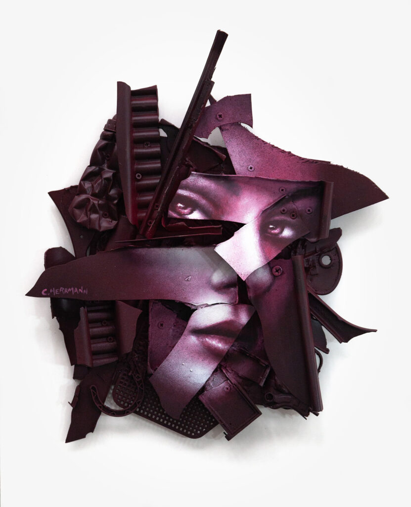 Titre: Made of her stories / Dimensions: 35 x 40 cm (2025)