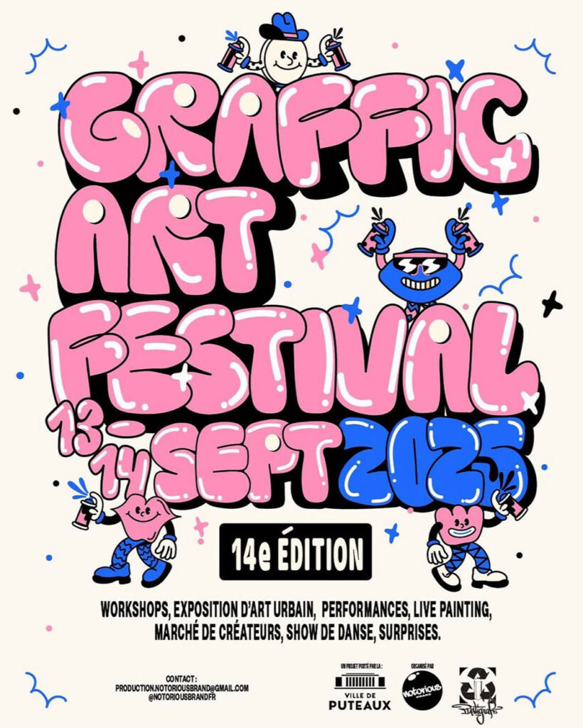Affiche Graffic Art Festival Puteaux 2025